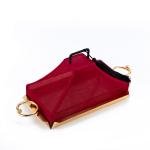 صينية فاخرة للحلويات الهندية بمقبض مسمار على طراز كارتييه، غطاء قماش قطني