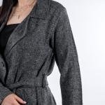 معطف طويل كلاسيكي بحزام