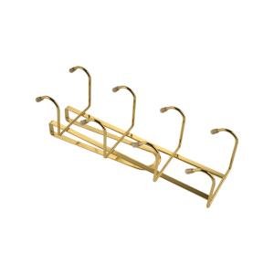 رف خطاف ذهبي مثبت على الحائط