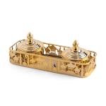 أوعية تقديم 2 قطعة مع حامل