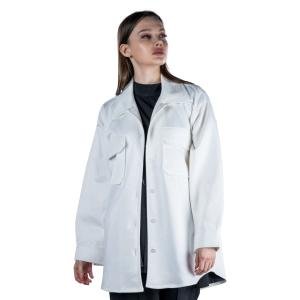 معطف نسائي بجيب قلاب وأكتاف منسدلة