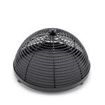 غطاء طعام معدني أنيق مع صينية