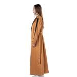 معطف ترنش بياقة خفيفة مع حزام