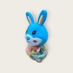 مجموعة عجينة اللعب برأس أرنب 14 لون مع علبة تخزين على شكل حيوان لطيف