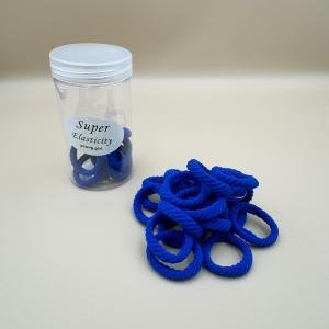 ربطات شعر ملتوية فائقة المرونة حاملات ذيل حصان من القماش الناعم