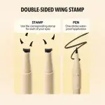 شيجلام جيت فوكس آي ستامب ولاينر بن – أسود