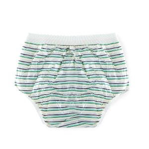 قطونيل سروال تدريب للأطفال ضد الماء إصدار البطانة المخططة الناعمة