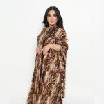 عباية استقبال بقصة واسعة حرير إيطالي