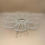 صحن الحلويات بقاعدة أكريليك