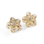 Elegant Bloom Rhinestone Hair Claw Clip Set