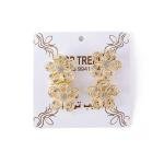 Elegant Bloom Rhinestone Hair Claw Clip Set