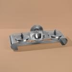 وعاء مكسرات هندي بغطاء وقاعدة