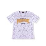 تيشرت ماربل فاد بتصميم باتشورك من الشينيل الناعم مع كتابة فايث