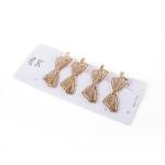 Bowknot Rhinestone Hair Clip Set