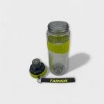 زجاجة رياضية مثالية مقبض أخضر، 850 مل مقاومة للتسرب، متينة ومريحة