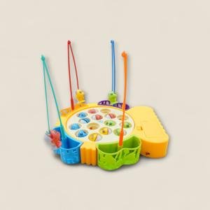 لعبة صيد السمك المغناطيسية الدوارة متعة وتحدي للعائلة