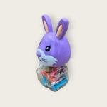 مجموعة عجينة اللعب برأس أرنب 14 لون مع علبة تخزين على شكل حيوان لطيف