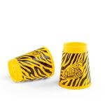 أكواب التركيب القابلة للرمي مع كيس الرمي الناعم – سلسلة الكامو الحيواني الجريء