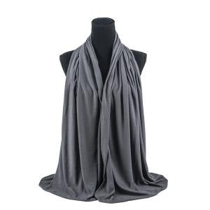 شيلة قطن وشيفون بحواف مطرزة – أخضر زيتوني فاتح