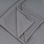 وشاح القطن مع الشيفون - ريفي رمادي داكن