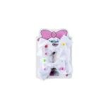 مشبك شعر للبنات بتصميم فيونكة مرصعة باللؤلؤ