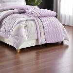 لحاف مورا إسبانيا "لافندر لوم" – 7 قطع بتصميم خطوط محبوكة وبطانية مبطنة بنقشة قرص العسل (مجموعة كارول)