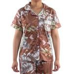 طقم بيجامة ستان بنقشة بيزلي ناعم، مريح وأنيق