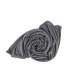 شيلة قطن وشيفون بحواف مطرزة – أخضر زيتوني فاتح