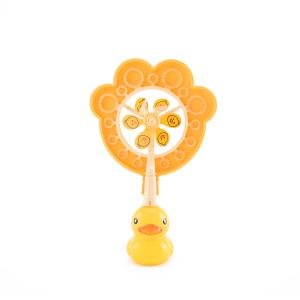 لعبة مروحة الفقاعات الدوارة بتصميم البطة