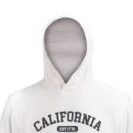 هودي مبطن بالفرو بطبعة كاليفورنيا