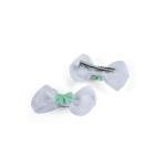 مشبك شعر مزدوج الطبقات مع فيونكة صغيرة لمسة من الأناقة والمرح