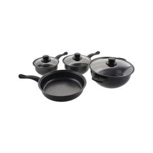 طقم أدوات الطهي المانع للالتصاق المكوّن من 7 قطع