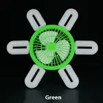 مروحة سقف بشكل U مع ضوء وتحكم عن بعد