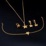 طقم الحلي بتصميم النجوم السماوية الجذابة
