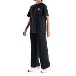 طقم ملابس منزلية بنقشة مضلعة تطريز على الصدر وقصة مريحة راحة وأناقة في كل لحظة