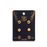 طقم أقراط بتصميم لولبي