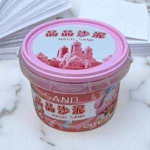 مجموعة حيوانات المحيط الرملية السحرية - مجموعة رمل حركية مع قوالب مخلوقات بحرية في حاوية دلو