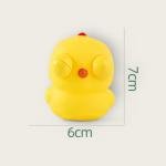 لعبة دجاجة صفراء قابلة للعصر بأنف أحمر