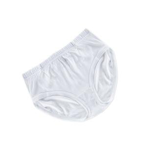 سراويل نسائية قطنية بيضاء بتغطية كاملة مصممة