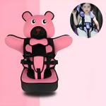 وسادة أمان لحزام مقعد السيارة على شكل دب للأطفال رفيق السفر اللطيف والمريح