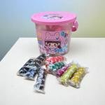 مجموعة صلصال الفتاة الكرتونية التي تحتوي على 24 لونا زاهيا من الصلصال الناعم لتشكيل المجسمات