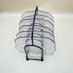 طقم أطباق زجاجية ملمس مع حامل