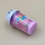 علبة سلايم سوبر بغطاء شخصية كرتونية سلايم مطاطي، ناعم، وممتع للعب الحسي