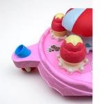 عربة آيس كريم دوّارة للأطفال لعبة موسيقية ممتعة بتصميم كارتون