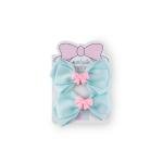 مشبك شعر مزدوج الطبقات مع فيونكة صغيرة لمسة من الأناقة والمرح