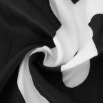 فستان لف نسائي بربطة جانبية بنقاط بولكا وحزام بإبزيم