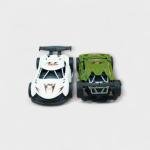 مجموعة سيارات ألعاب سبورت ثنائية اللون مع جناح خلفي