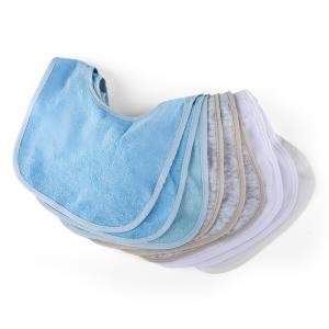 طقم مراييل أطفال قماش تيري وناعم 6 قطع ماص للبصق وسهل التنظيف