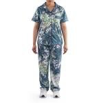 طقم بيجامة ستان بنقشة بيزلي ناعم، مريح وأنيق