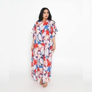 دراعة كريب حرير ايطالي بإكمام واسعه